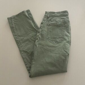 Bit & Bridle Olive Cargo Jeans, Women’s 12
